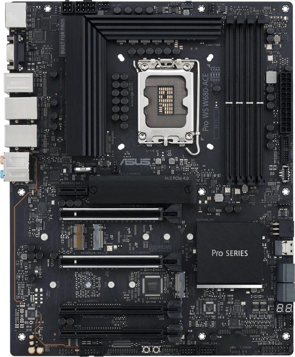 Image du produit ASUS MB PRO WS W680-ACE (LGA 1700, Intel W680, ATX)