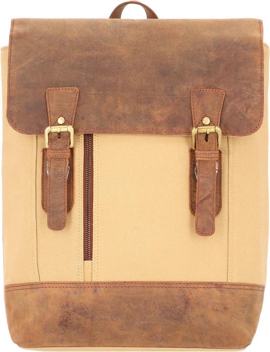 Produktbild Dermata Rucksack aus Canvas/Leder (18 l)