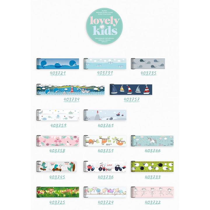 Immagine prodotto A.S. Création Bella Kids Nursery carta barca amore con barche di carta (15 x 500 cm)