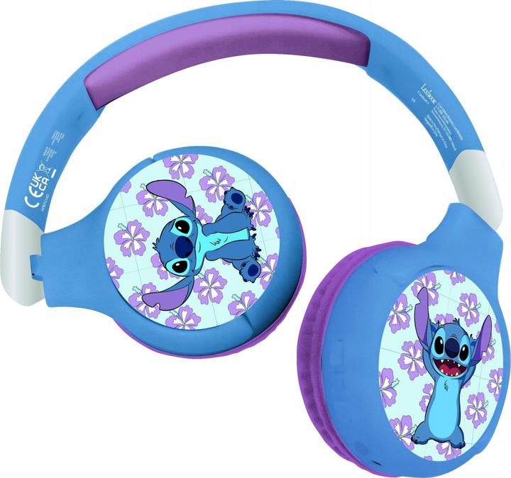 Image du produit Lexibook Casque Bluetooth/Câble 2 en 1 Stitch Bleu