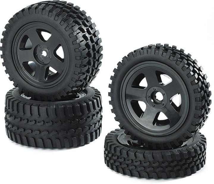 Immagine prodotto Tamiya Set di pneumatici/ruote 1:10 per tutti i tipi di terreno per impieghi gravosi