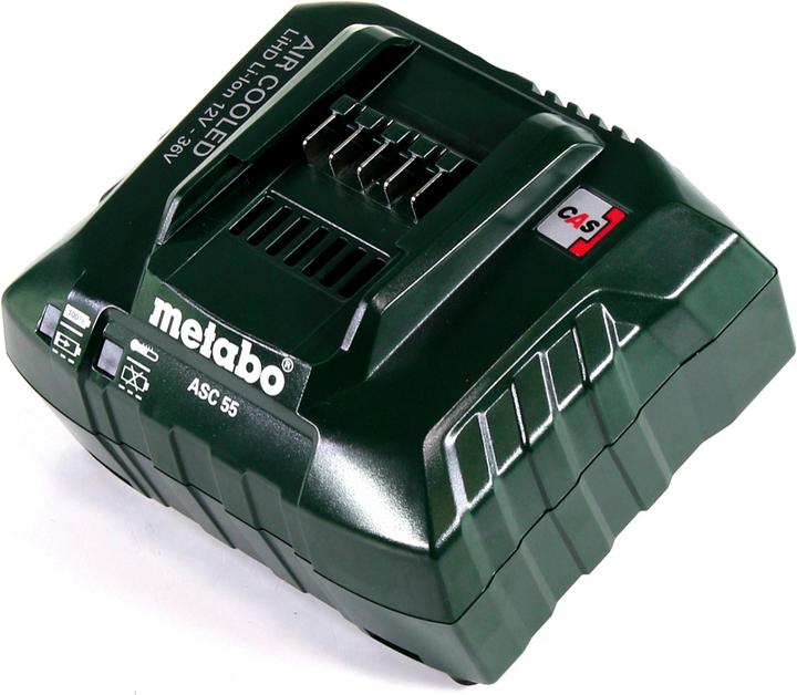 Produktbild Metabo Akku Basis Set 18V mit 2x Akku 5,2Ah ( 625592000 ) + Ladegerät ASC 55 ( 627044000 ) (18 V)