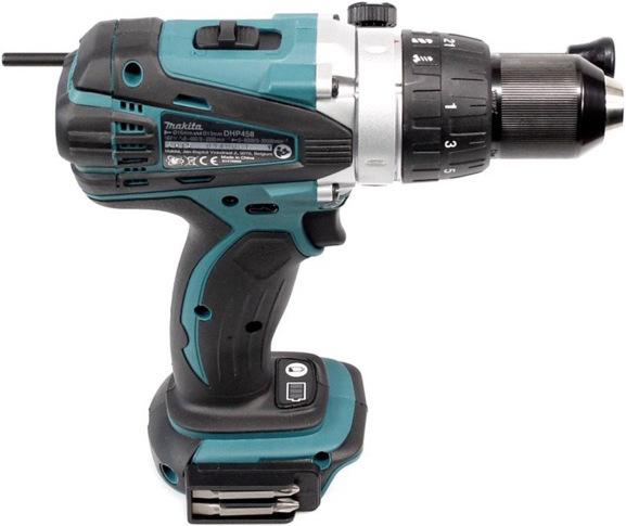 Productafbeelding Makita DHP 458 Z Accu Klopboormachine 18V 91Nm Solo + Bits & Boorset 100 stuks (Oplaadbare batterij)