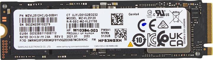 Immagine prodotto HP PCIe-4x4, NVMe, M.2, Unità a stato solido, EURO (512 GB, M.2 2280)