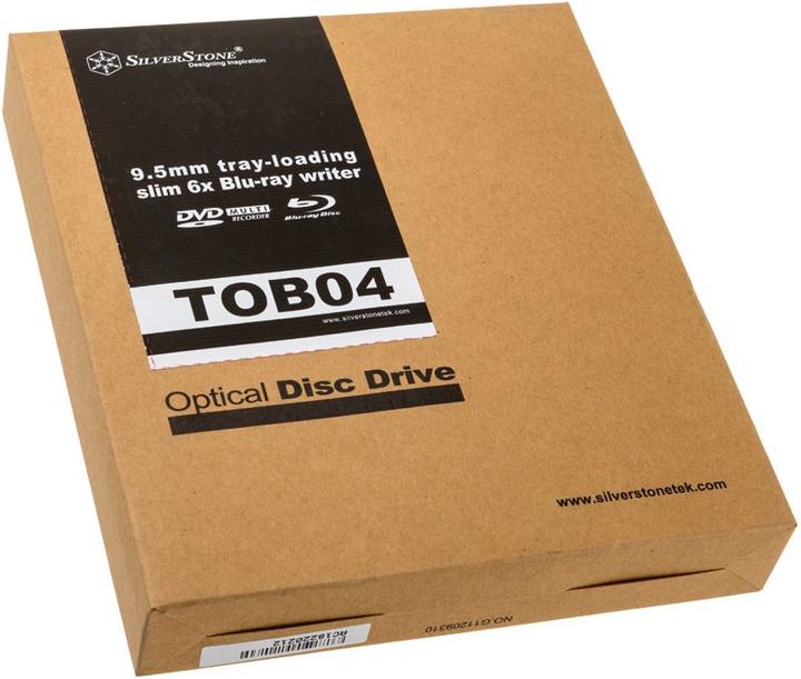 Immagine prodotto Silverstone SST-TOB04 (Unità DVD, Unità Blu-ray, Unità CD, Masterizzatore DVD, Masterizzatore Blu-ray, Masterizzatore CD)