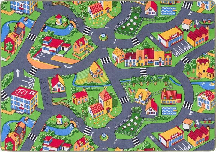 Actual product image Pergamon Strassenteppich Beidseitig Strassenlandschaften (140 x 200 cm)