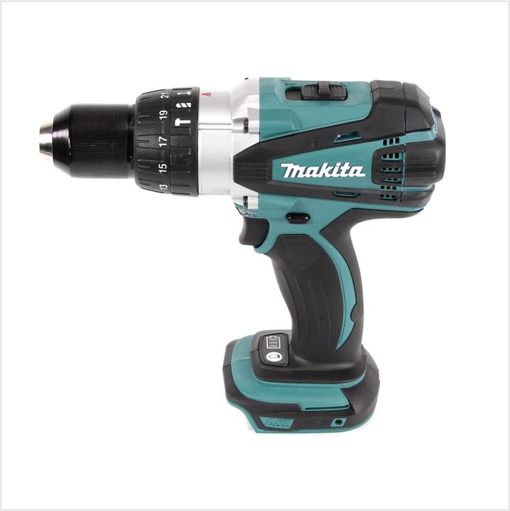 Produktbild Makita DHP 458 RM1J Schlagbohrschrauber 18V 91Nm im Makpac + 1x 4,0 Ah Akku + Ladegerät (Akkubetrieb)