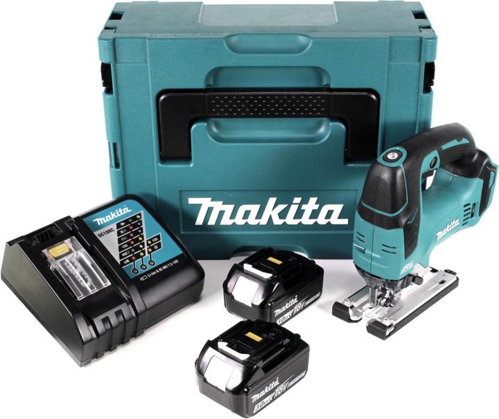 Produktbild Makita DJV 182 RFJ Akku Pendelhubstichsäge 18V Brushless + 2x Akku 3,0Ah + Ladegerät + Makpac