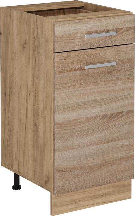 Actual product image Vicco Küchenunterschrank R-Line, Sonoma/Goldkraft Eiche, 40 cm ohne Arbeitsplatte
