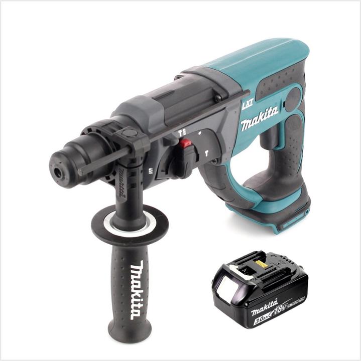 Produktbild Makita DHR 202 F1 Akku Kombihammer 18V 2,0J SDS Plus mit 1x BL1830 3,0 Ah Akku (Akkubetrieb)