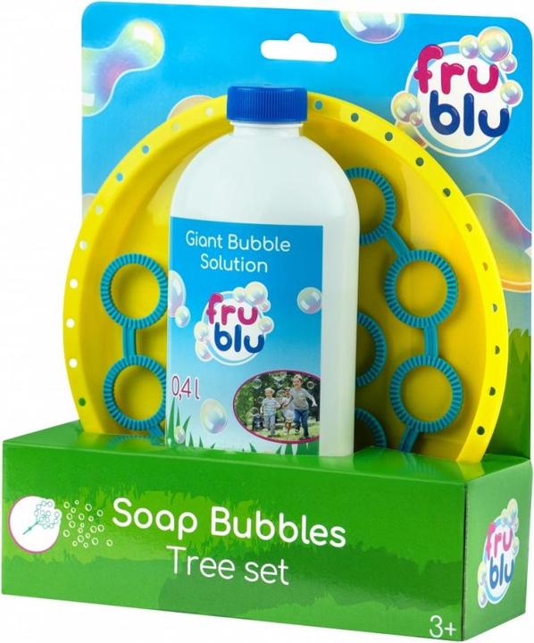Actual product image Fru Blu soap bubble set tree + liquid 0.4L