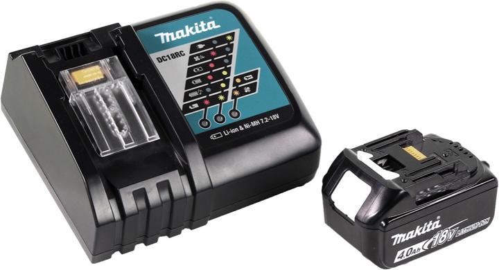 Produktbild Makita DML 802 M1 Akku Lampe 18 V Li-Ion für 14,4 und 18 V Akku + 1 x 4,0 Ah Akku + Ladegerät (180 lm)