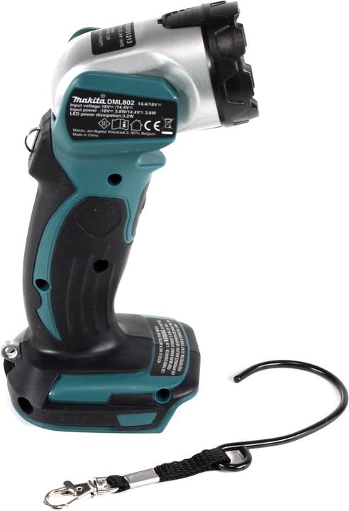 Produktbild Makita DML 802 M1 Akku Lampe 18 V Li-Ion für 14,4 und 18 V Akku + 1 x 4,0 Ah Akku + Ladegerät (180 lm)