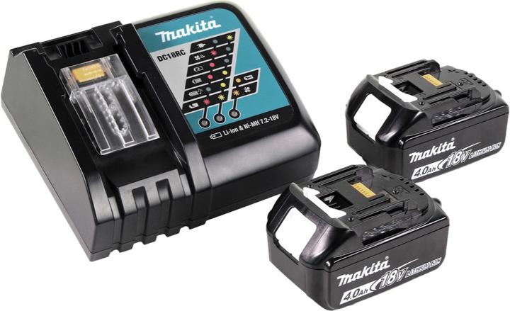 Produktbild Makita DML 802 RM Akku Lampe 18 V Li-Ion für 14,4 und 18 V Akku + 2 x 4,0 Ah Akku + Ladegerät (180 lm)