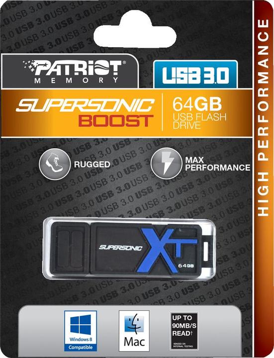 Produktbild Patriot Supersonic Boost XT (64 GB, USB-A, USB 3.0)