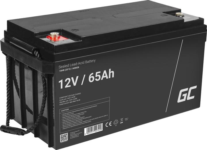 Actual product image GreenCell Accumulator AGM VRLA 12V 65Ah - 65,000 mAh (1 pcs., Device specific, 65000 mAh)