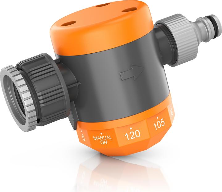 Produktbild Brandson Bewässerungssteuerung, Bewässerungsuhr, Wasserzeitschaltuhr, automatisch, Timer 15 - 120 Min. (Bewässerungsuhr, Bewässerungsventil)