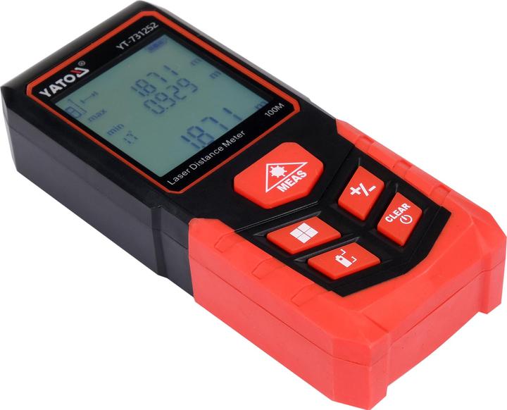 Produktbild Yato YT. LASER-ENTFERNUNGSMESSER 100m (100 m)