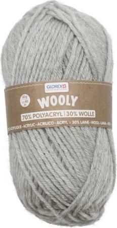 Actual product image Glorex Wooly 70% acrylic/30% wool, 50g
