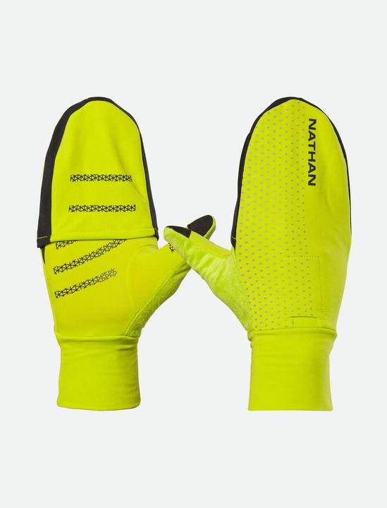 Immagine prodotto Nathan Guanto Hyper Night Reflective Convertible Mitt Glove Guanti da corsa (S)
