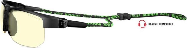 Actual product image Gunnar Gaming Glasses Torpedo X-Razer Onyx Amber