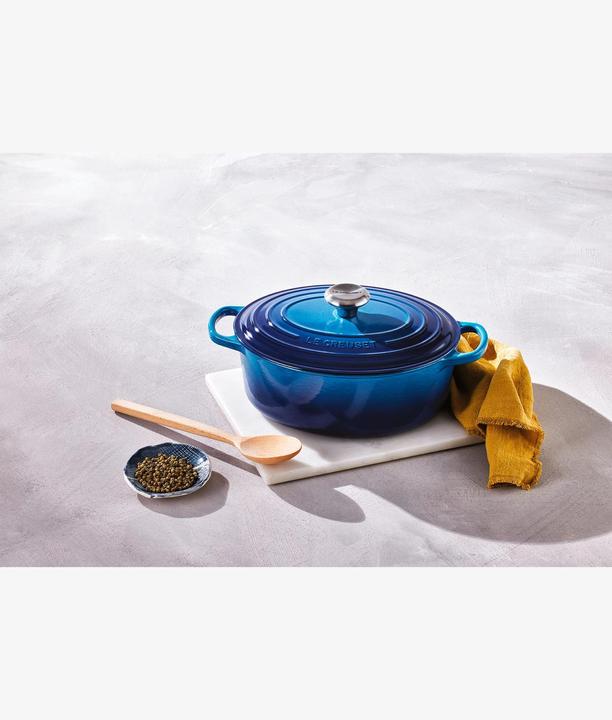 Immagine prodotto Le Creuset Tostapane Ovale Sig 33 cm Azzurro (33 cm, Pirofila + casseruola, Ghisa)