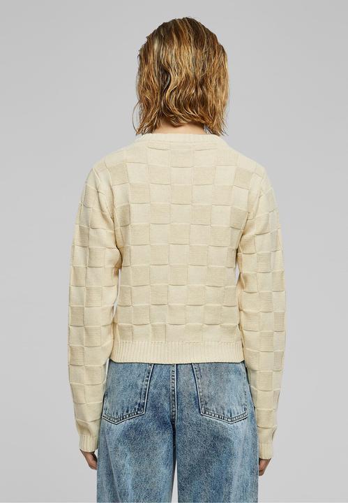 Actual product image Urban Classics Ladies Check Knit Sweater - 126785 (S)