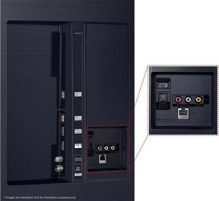 Actual product image Samsung GU55TU8509UXZG (55", LCD, 4K)