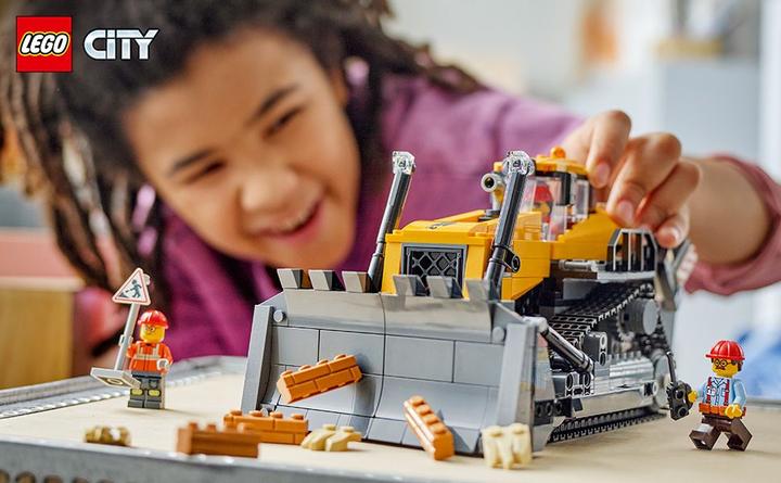 Actual product image LEGO Gelber Bulldozer mit Frontlader (60466, LEGO City)