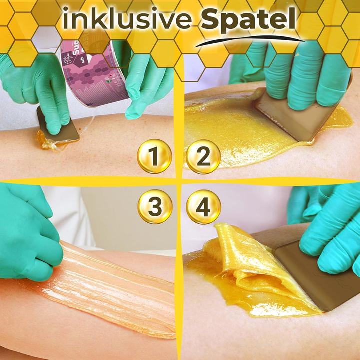 Immagine prodotto Mr. Wax Sugar Paste - Zuckerpaste mit Spatel (550 g)