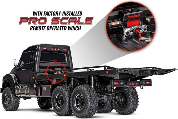 Produktbild Traxxas TRX-6 ULT. RC HAULER 6X6 SCHWARZ 1/10 TRUCK RTR BRUSHED + WINDE / LED-LICHT (RTR Ready-to-Run)
