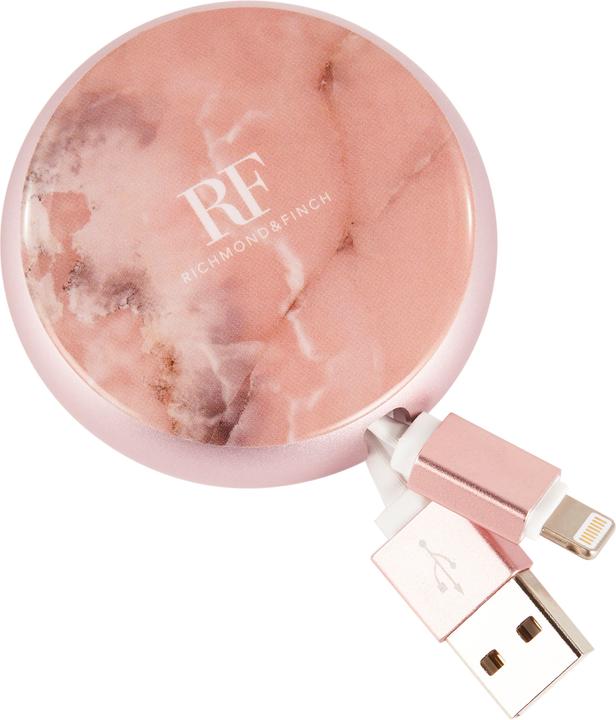 Image du produit Richmond & Finch Câble Lightning avec boîtier enrouleur (0.90 m, USB 2.0)