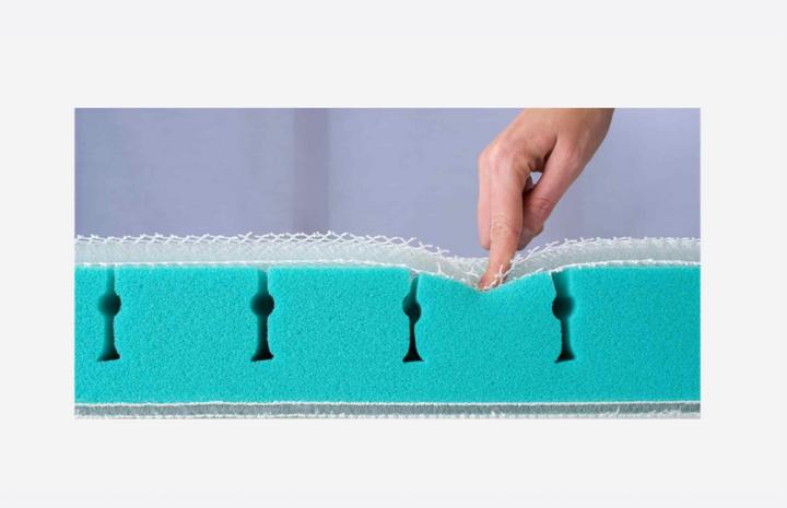 Actual product image Träumeland Traeumeland Baby Mattress Spring Air (60 x 120 cm)