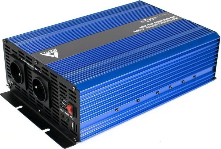Productafbeelding Digital Przetwornica napięcia 12 VDC / 230 VAC SINUS IPS-4000S 4000W
