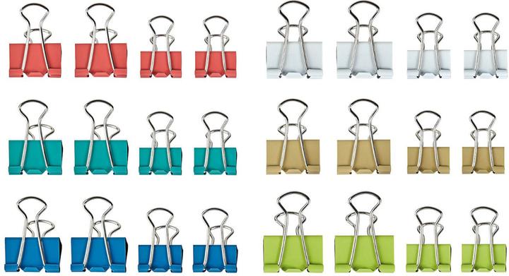 Produktbild Maul Klemmer Mauly 215 2157698 24 Stück (assortiert) (24 x)