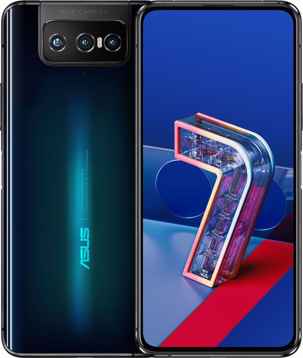 ASUS Zenfone 7 Pro (256 Go, Aurora Black, 6.67", Double SIM, 64 Mpx, 5G)