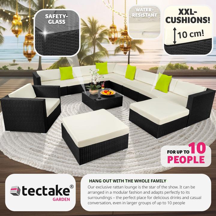 Produktbild tectake Rattan Lounge
