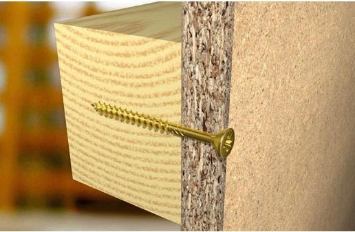 Actual product image Fischer Wood screw (200 Screws per piece)