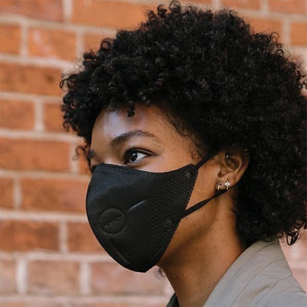 Actual product image AirPop Hygiene mask Light SE 1 piece, black (1 x)