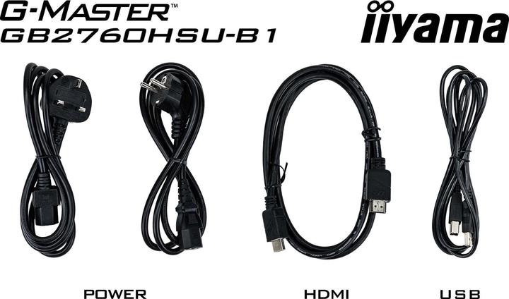 Produktbild iiyama G-Master GB2760HSU-B1 (1920 x 1080 Pixel, 27")