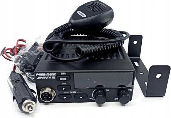 Actual product image President Jimmy III AM/FM CB radio Black