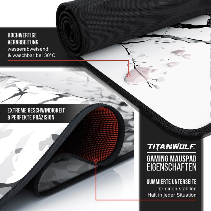Actual product image Titanwolf Gaming Mauspad XXL (XXL)