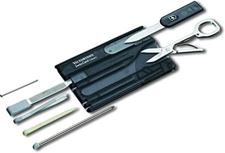 Actual product image Victorinox SwissCard Onyx transp. in blister pack