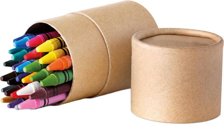 Produktbild MidOcean Wachsmalstifte STRIPER 30erPack (Bunt, Beige, 30 x)
