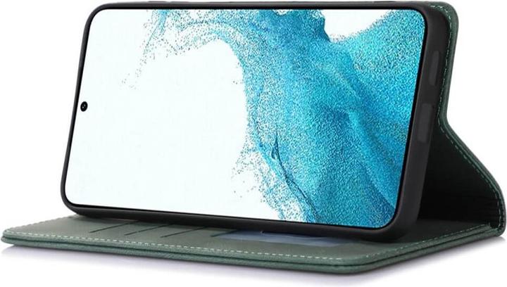 Image du produit Cover-Discount Galaxy A25 5G - Housse Vintage Flip Case verte (Samsung Galaxy A25 5G)