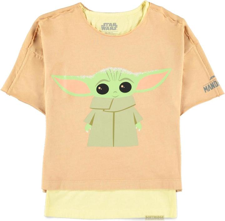 Difuzed The Mandalorian - The Child Girls Double Sleeved T-shirt - 146/152 (146)
