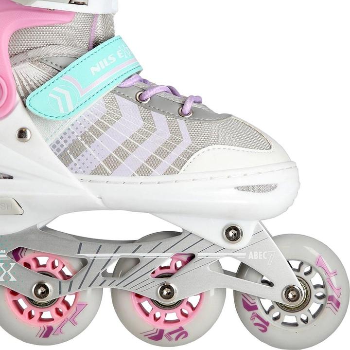 Actual product image Nils NH18192 4in1 PINK SIZE M. M(34-38) INLINE SKATES WITH DIM. TUL. ICE HOCKEY EXTREME (34, 35, 36, 37, 38)