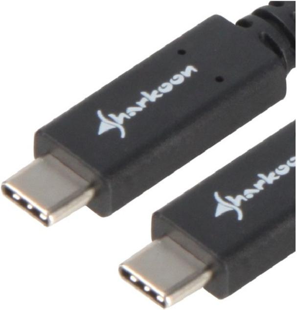 Produktbild Sharkoon USB 3.1 Gen. 2 C auf C (0.50 m, USB 3.1)