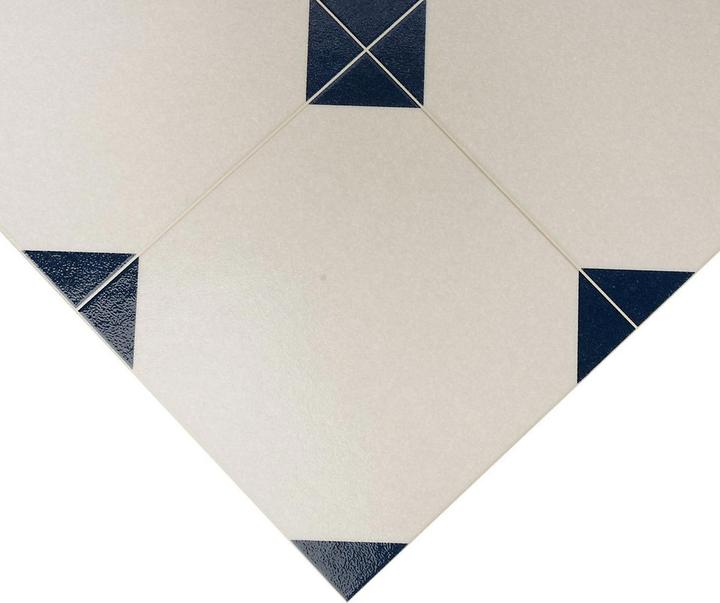Actual product image Certeo PVC flooring Retrotex Avondale 172l | Polyvinyl chloride | WxL 100 x 500 cm | White |