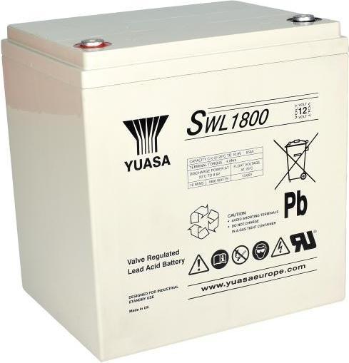 Actual product image Yuasa SWL1800 12V 57.6Ah UPS battery - Longlife (12 V, 57.60 Ah)
